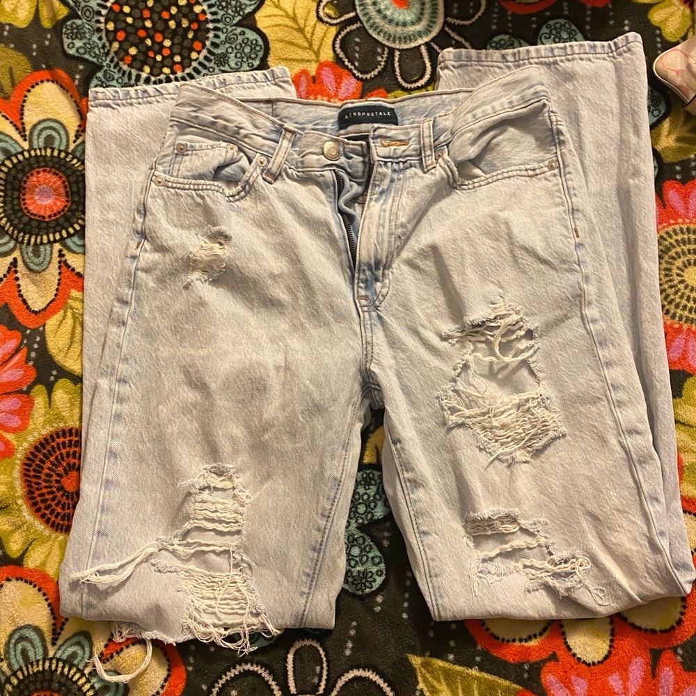 aeropostale ripped jeans